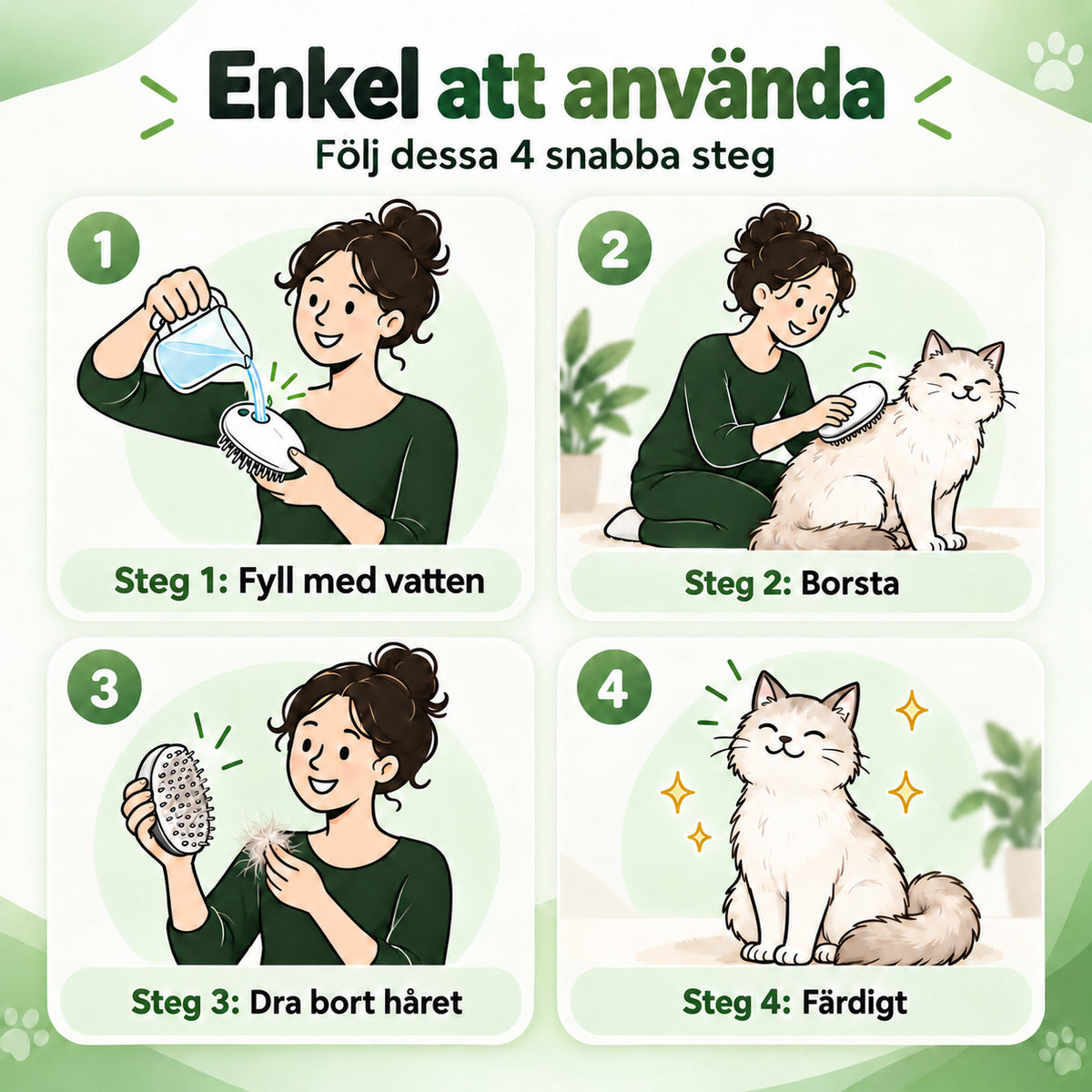 Pälsvännen - En enklare väg till en mjuk, ren och välvårdad päls